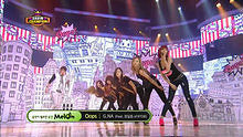G.NA - Oops! 130320 Show champion現場版