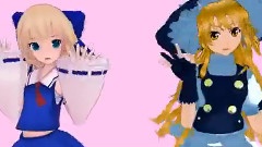 にがもん式霊夢をアリスカラーにしてみた