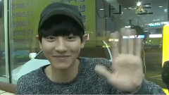 燦烈為電影<珉宇來的日子>應援