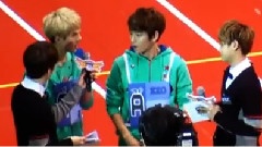 偶像運動會 接棒競走前采訪