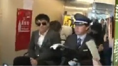 抵臺機場新聞報道