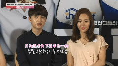 都暻秀從廉晶雅那里學會了叛逆 電影< Cart >發布會 D.O.Cut